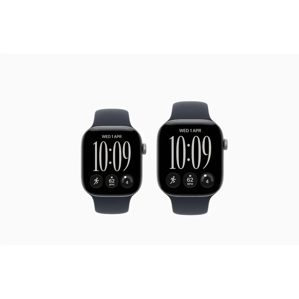 Apple Watch Series 12 46mm GPS – Black Aluminum with Black Sport Band